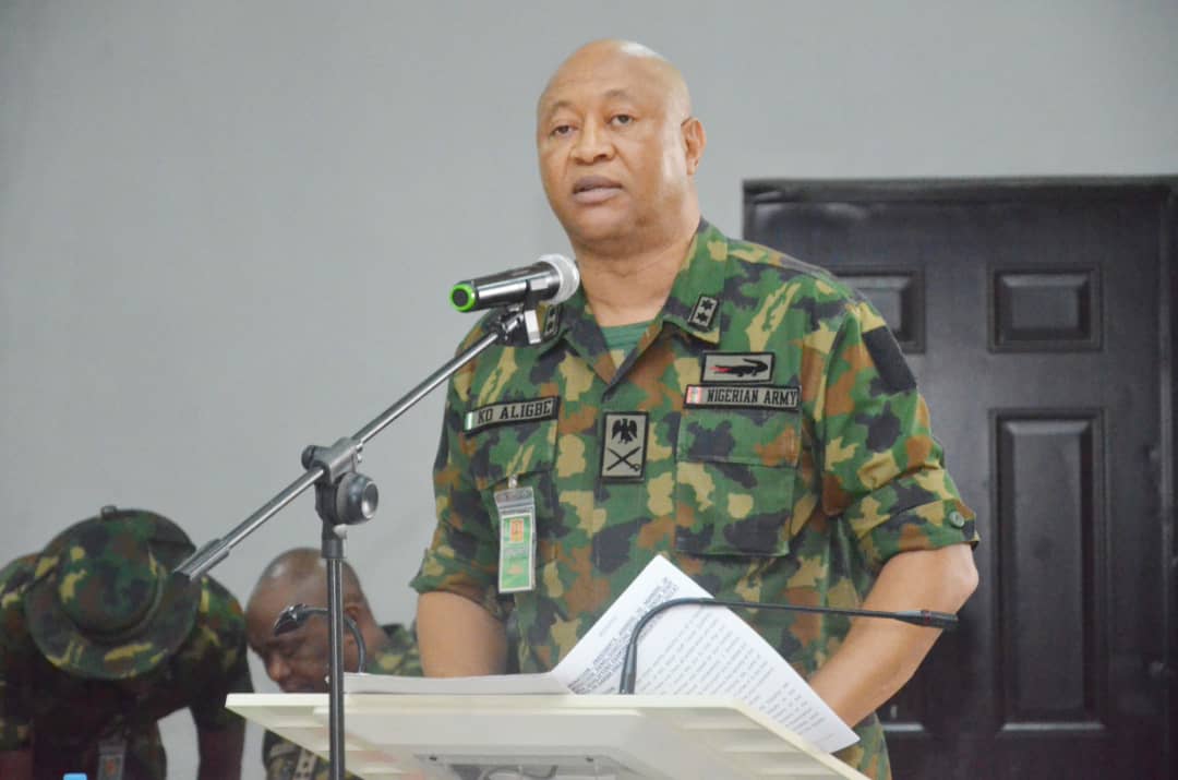 Commander TRADOC NA, Major General Aligbe