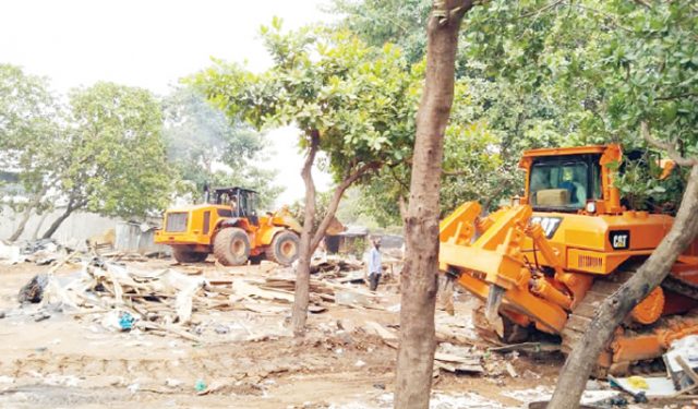 Illegal buildings Knocked Down by FCTA in the state capital -Abuja