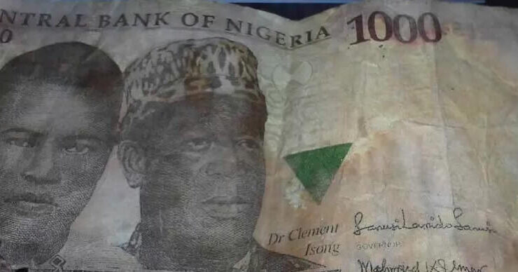 Fake N1000 note