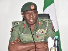 Major General Olufemi Olatubosun Oluyede as the Acting Chief of Army Staff (COAS)