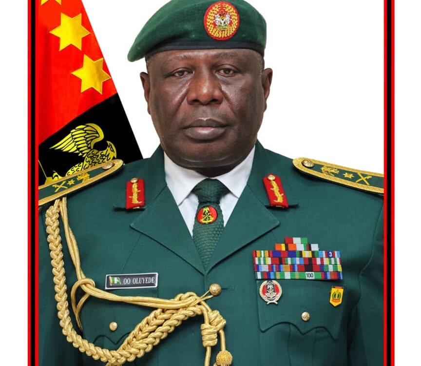 Chief of Army Staff (COAS) Lieutenant General Olufemi Oluyede