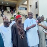 Barr. Sly Ezeokewa addressing journalists after the judgement