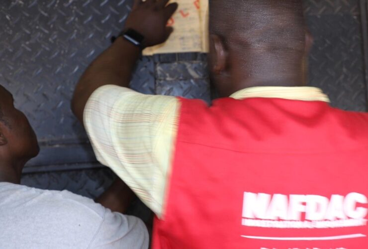 National Agency for Foods and Drugs Administration and Control officers (NDLEA)