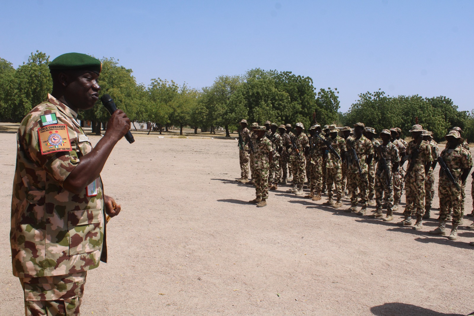 Force Commander (FC) Multinational Joint Task Force ( MNJTF) Major General Godwin Michael Mutkut