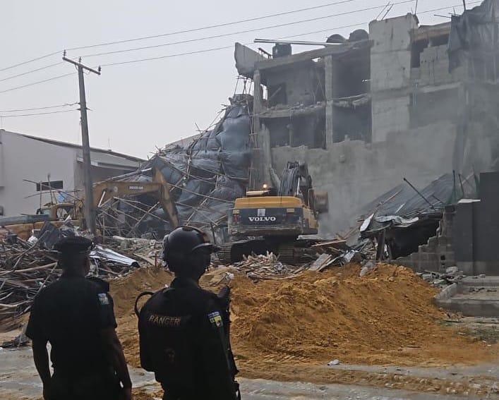 Lagos collapsed building