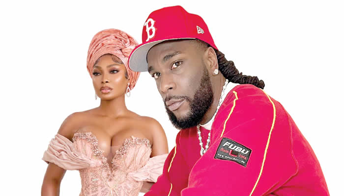 Popular music artiste, Damini Ogulu, popularly known as Burna Boy and socialite and media personality, Sophia