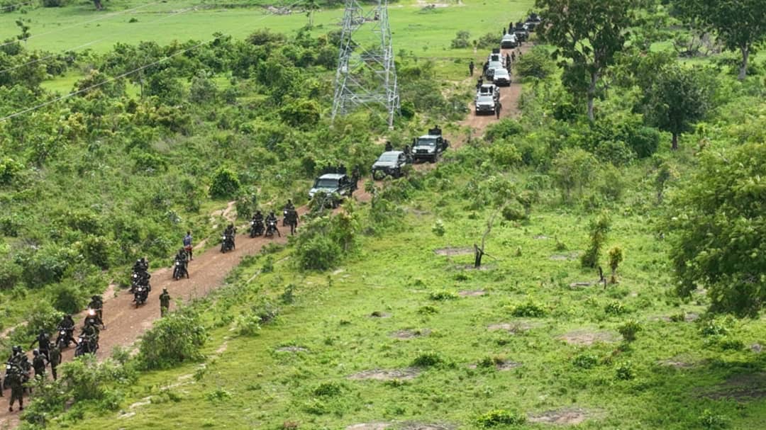 Troops of 6 Brigade Nigerian Army during the clearance operation