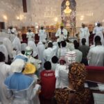 His Most Eminence Baba-Aladura Bob-Manuel praying