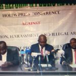 Barrister Kalu Kalu Agu (middle) addressing the conference.