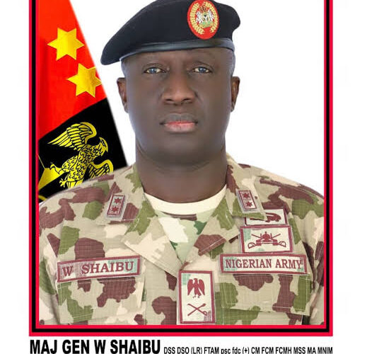 Major General Waidi Shaibu tChief of Army Staff COAS