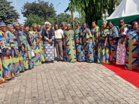 Group photograph of Female Military Veterans with Founder/ National Coordinator in the middle.