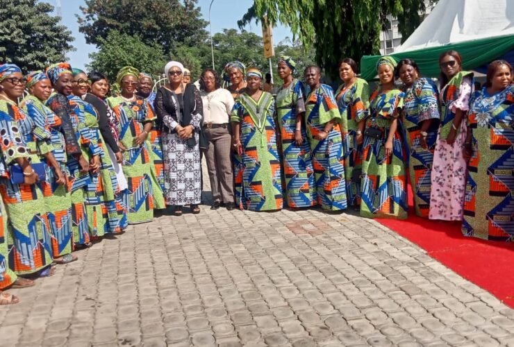 Group photograph of Female Military Veterans with Founder/ National Coordinator in the middle.